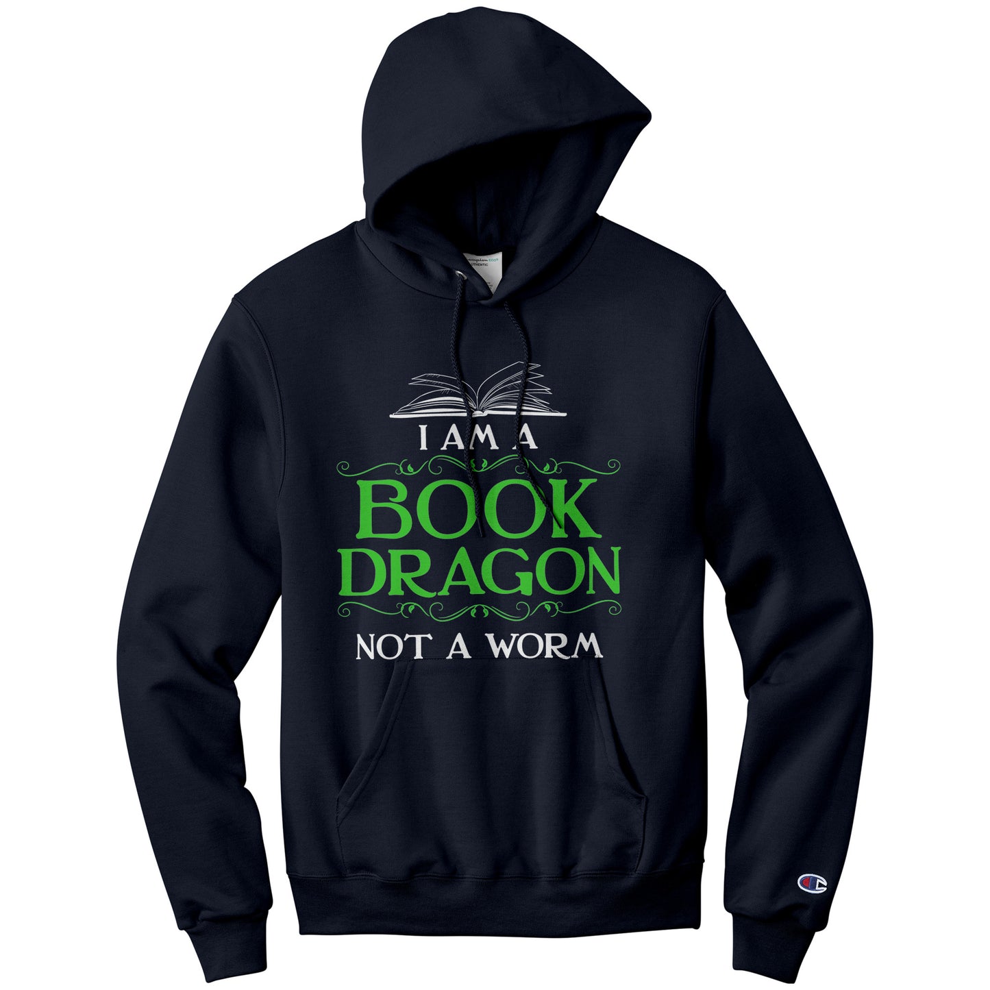 I Am A Book Dragon Not A Worm | Hoodie