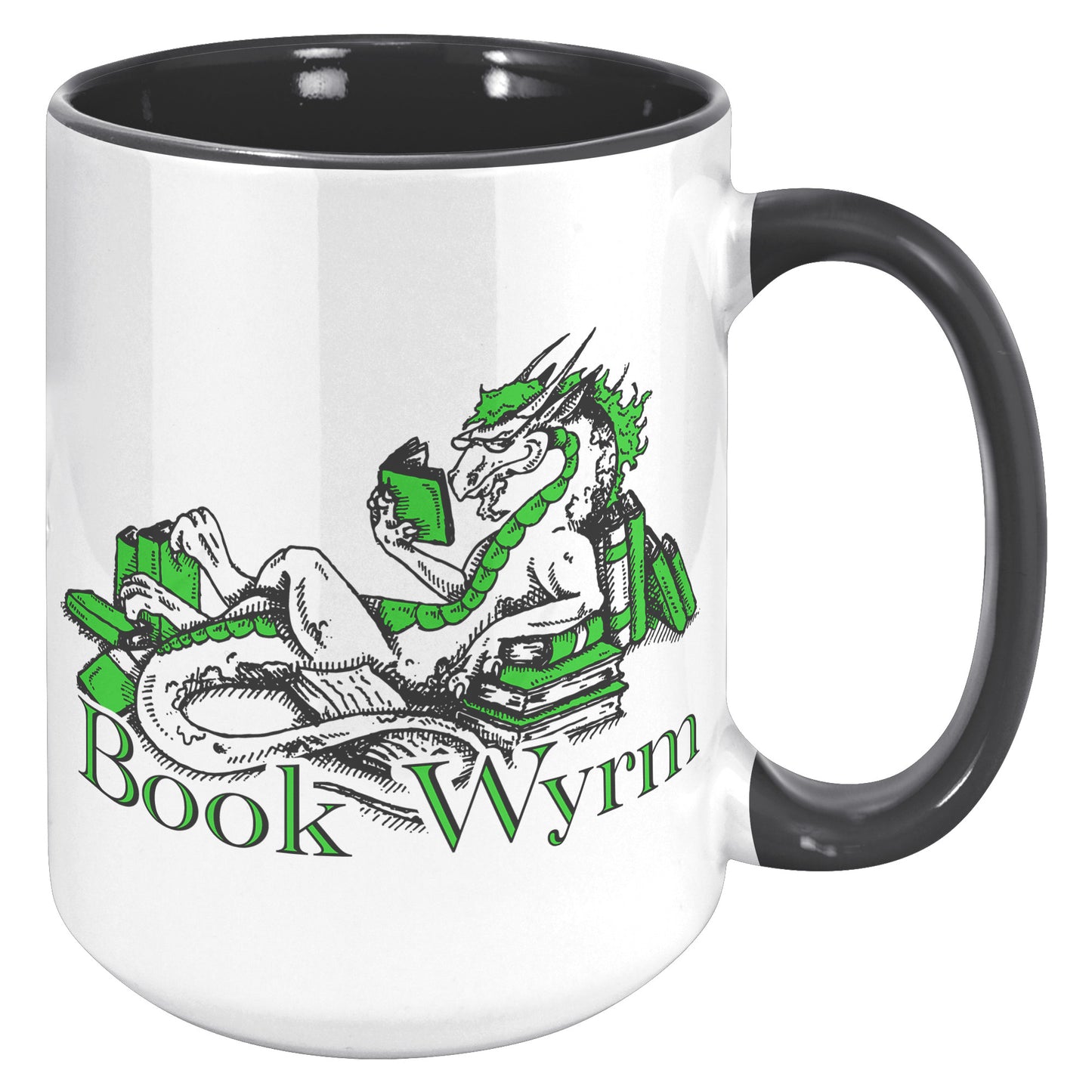 Book Wyrm | Accent Mug